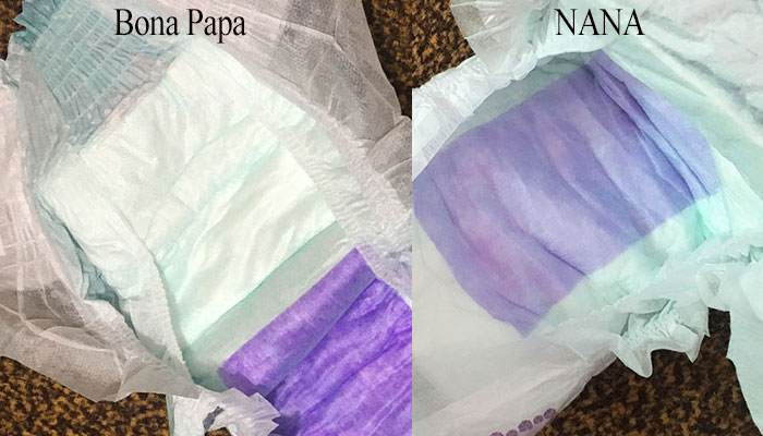 Comparison of Bona papa and nana
